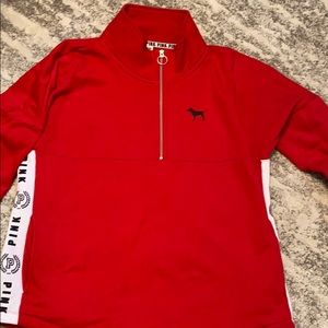 Large PINK quarter zip